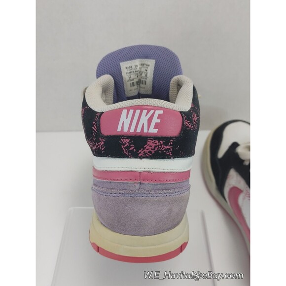 Nike 6.0 Air Mogan Mid Premium Skate Shoes WHT/BLK/PINK/PURPLE Women's US 8.5 - Picture 5 of 16